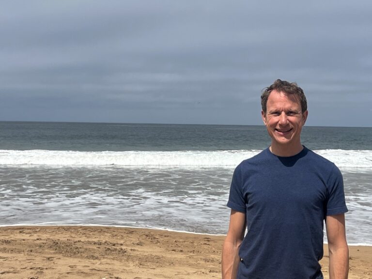 David Procyshyn at his yoga retreat in Mexico.